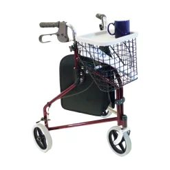 3 Rad Rollator Tri Walker für innen & außen, faltbar, leicht