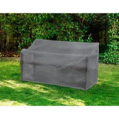 Abdeckhaube für Gartenbank grau