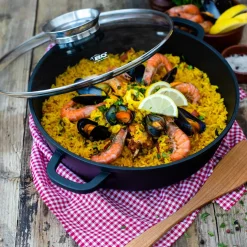 Alucast Servierpfanne mit Deckel 