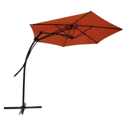 Ampel-Sonnenschirm Greenday braun