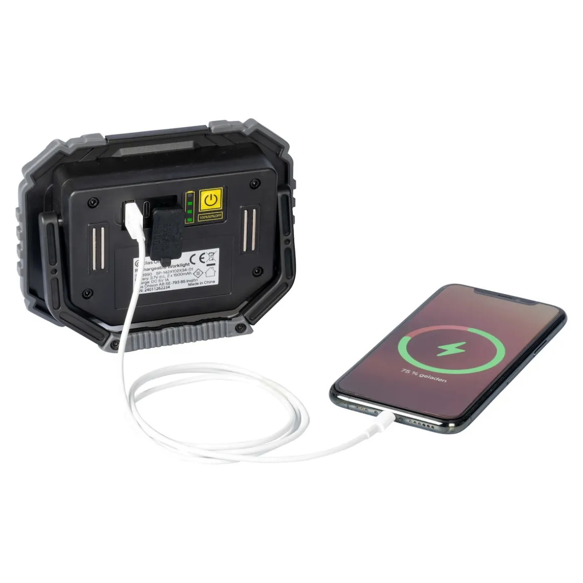 Arbeitsleuchte, multifunktional