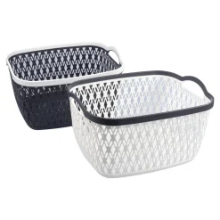 Aufbewahrungskorb, 2 Stück groß, (LxBxH) 34x28x20 cm