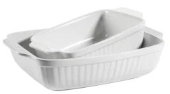 Auflaufform-Set, Keramik KITCHEN TIME Weiß