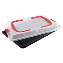 Backblech mit Transporthaube