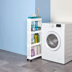 Badrollwagen 4 Fächer