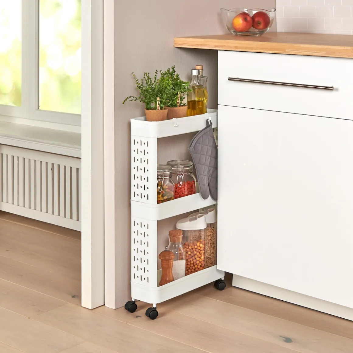 Badrollwagen 3 Fächer