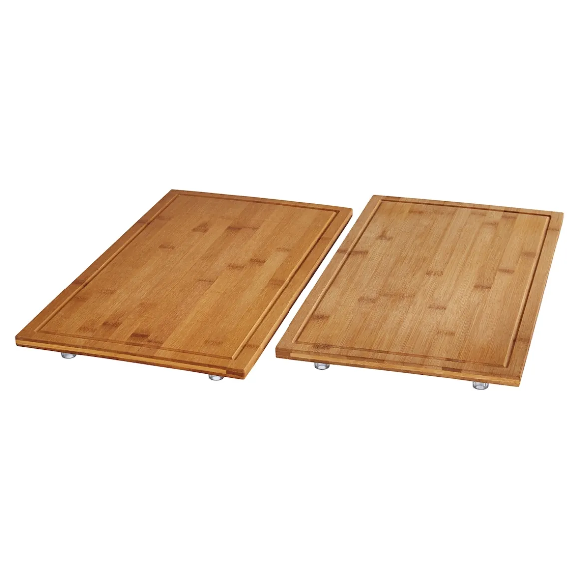 Bambus-Abdeckplatte & Schneidebrett 2 Stück