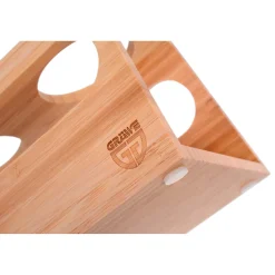 Bambushalter für 3 Sodastream-Flaschen Wibschla 33