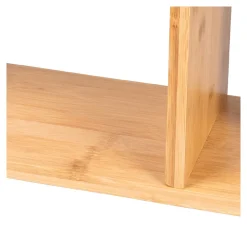 Bambusregal mit Küchenrollenhalter