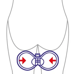 Beckenboden-Trainer Blau