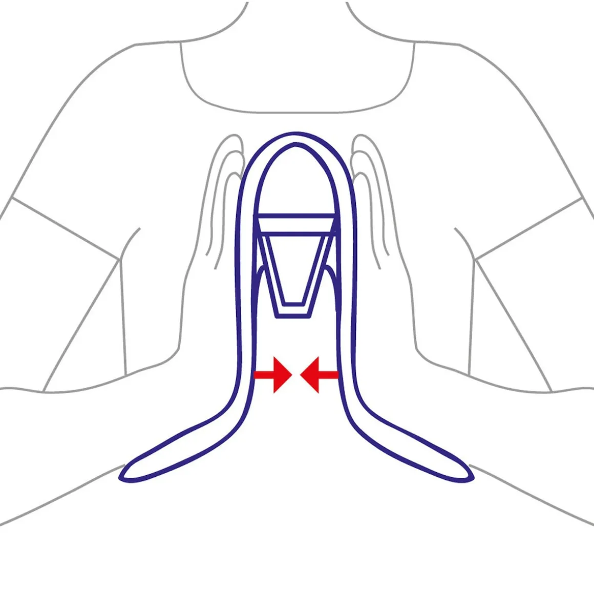 Beckenboden-Trainer Blau