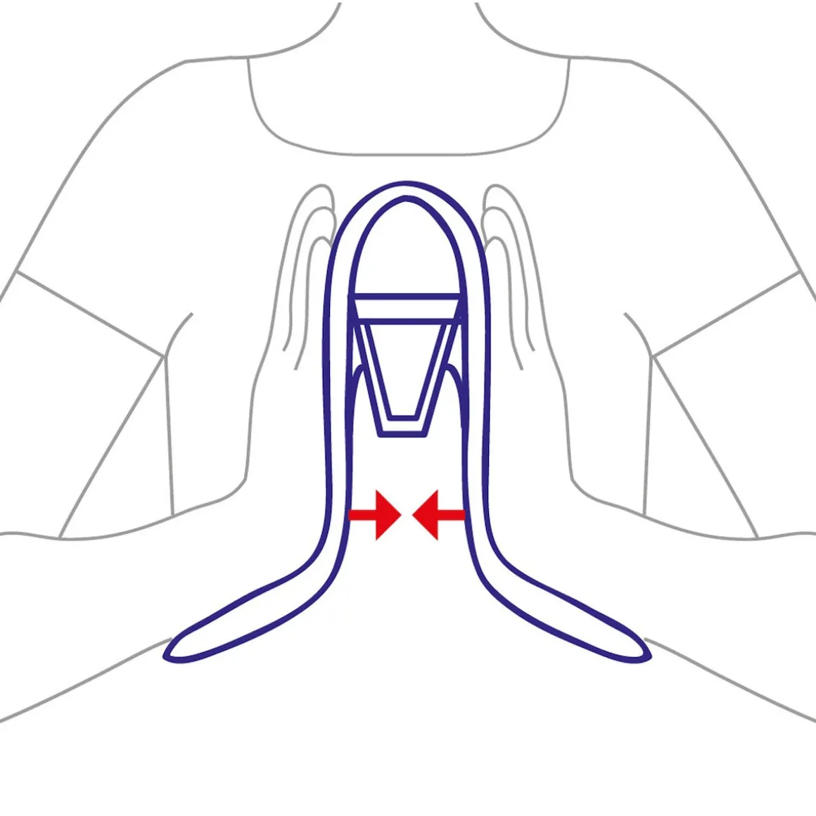 Beckenboden-Trainer Blau