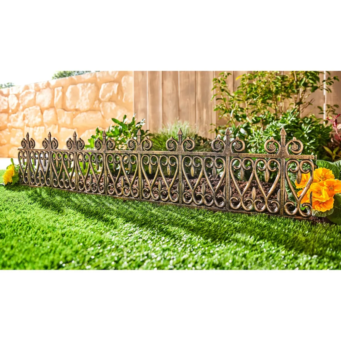 Beeteinfassung „Antik“ 4 Stück