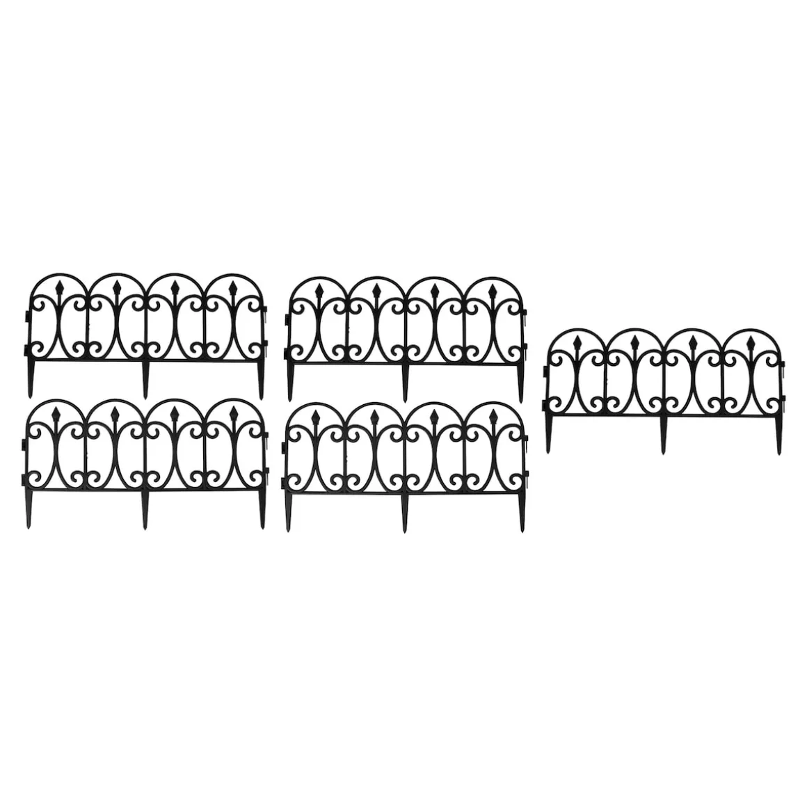 Beeteinfassung "Antik", 5-teilig
