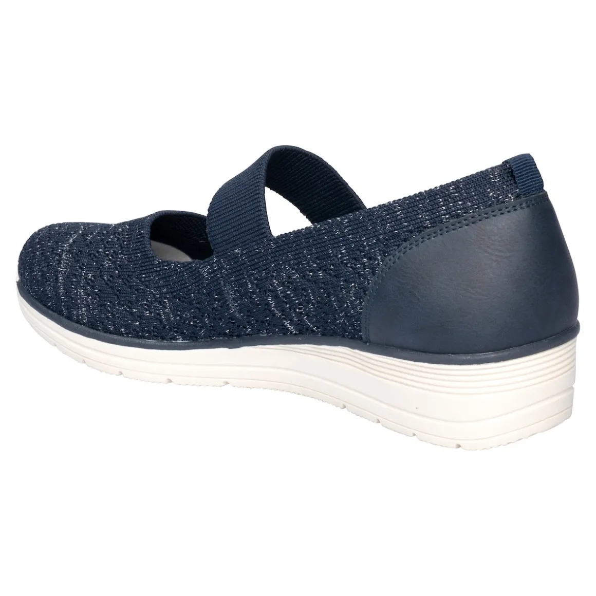 Bequem-Ballerina "Federleicht" marine