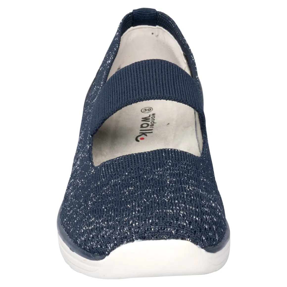 Bequem-Ballerina "Federleicht" marine