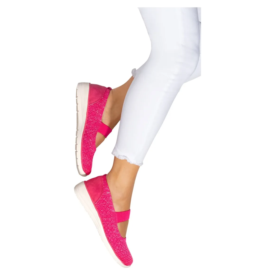 Bequem-Ballerina "Federleicht" pink