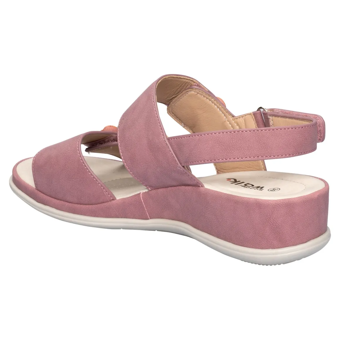 Bequem-Klettsandale „Daniela“ beere
