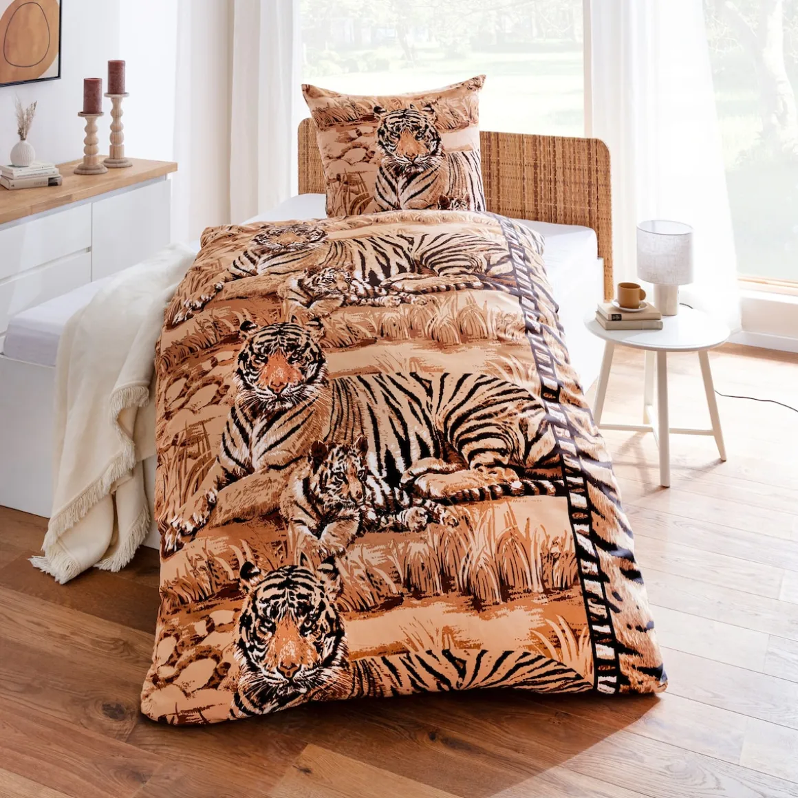 Bettwäsche „Shir Khan“, 2-teilig, 200x135 cm