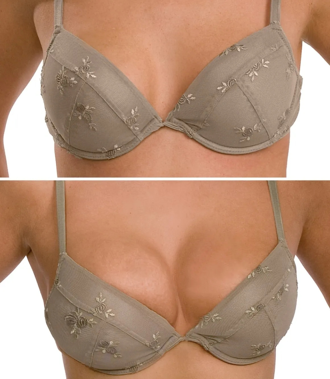 BH-Einlagen, zum aufpumpen, 1 Paar weiß