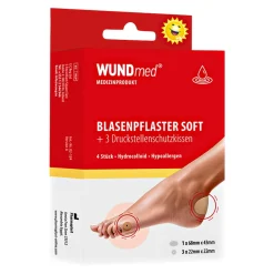 Blasenpflaster + 3 Druckstellenschutzkissen, 4 Stück