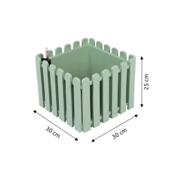 Blumentopf 2 in 1 „Landhaus“ eckig