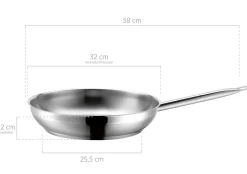 Bratpfanne Edelstahl PROFESSIONAL I 32 cm