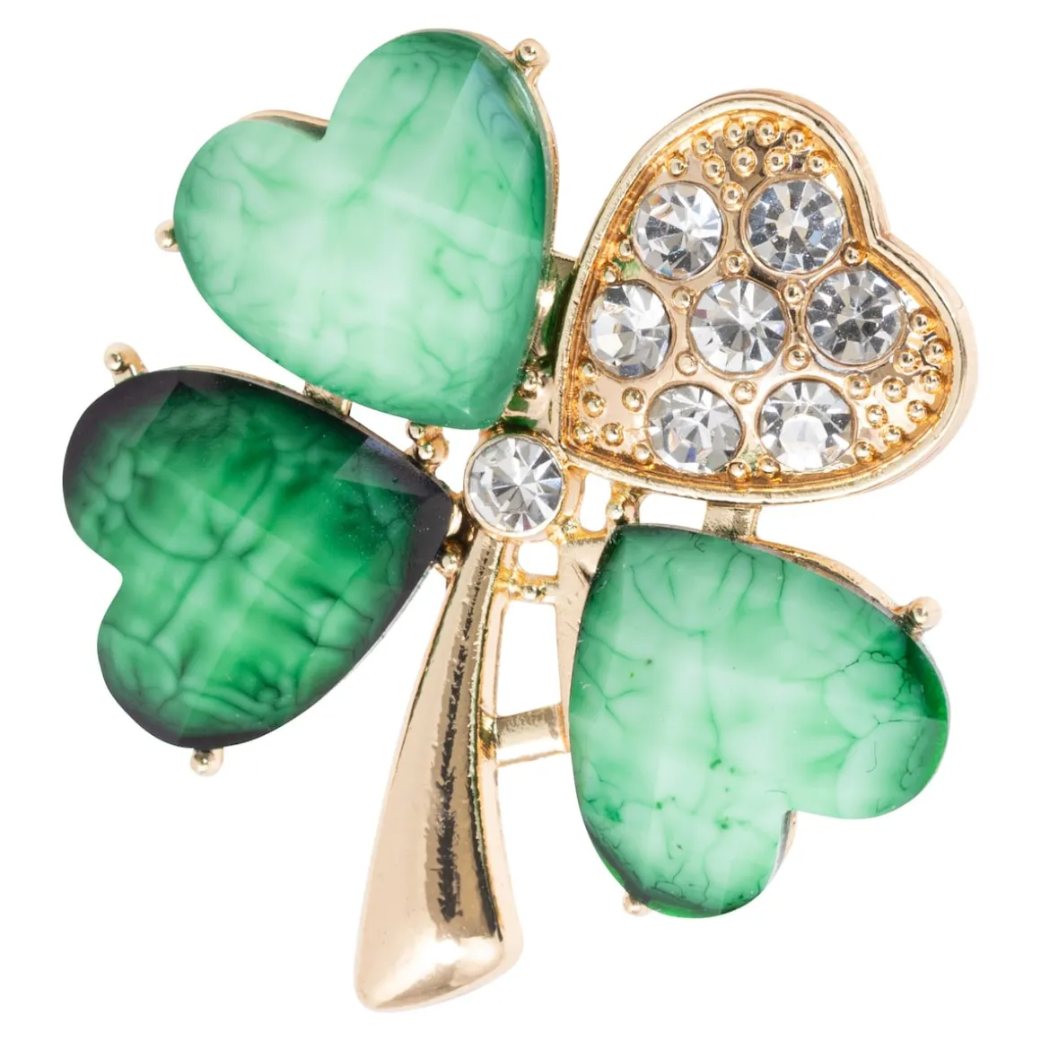 Brosche „Glücks-Kleeblatt“