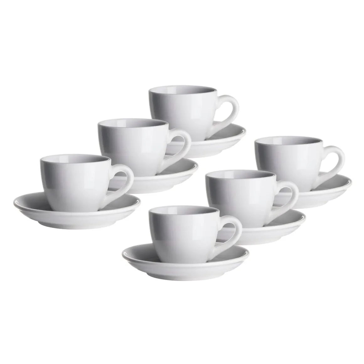 Cappuccinotassen-Set, Porzellan COLOMBIA