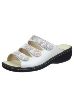 CHELVA Damen Pantoletten beige