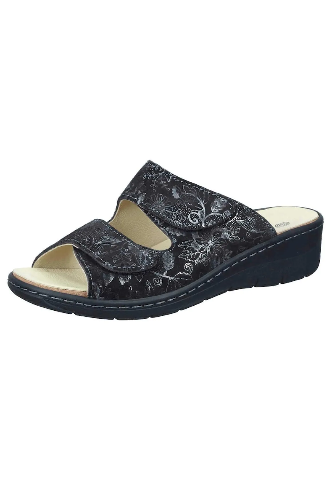 CHELVA Komfort Pantoletten schwarz