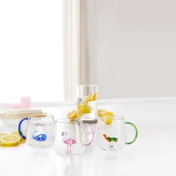 3D Glas-Tasse, 350 ml Schildkröte