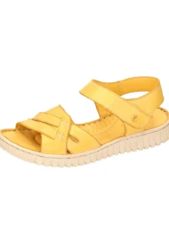 Damen Sandaletten gelb