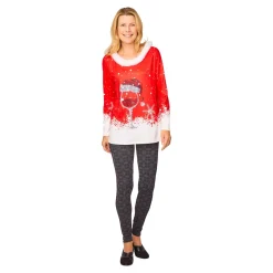 Damen-Shirt „Festtage“ rot