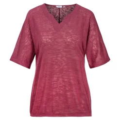 Damen-Shirt „Leinenoptik“