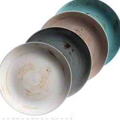 Derby Geschirr-Set, Porzellan 4 x Speisteller, 4 x Dessertteller, 4 x Kaffeebecher, 4 x Müslischale