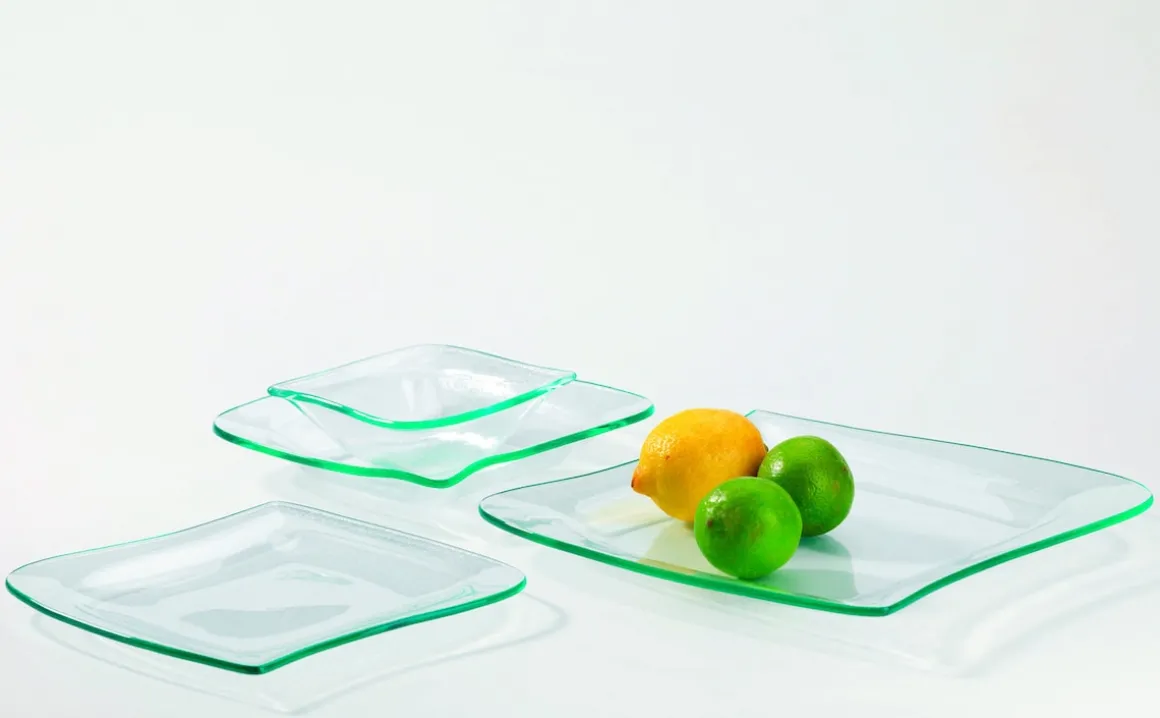 Dessertteller 21 x 20 cm, Glas LA MUSICA