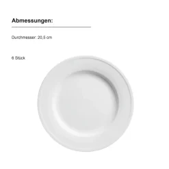 Dessertteller Set, Porzellan Arlona