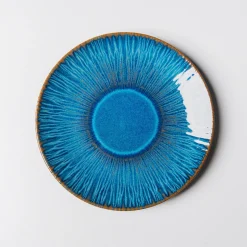 Dessertteller-Set, Steinzeug Eisfall