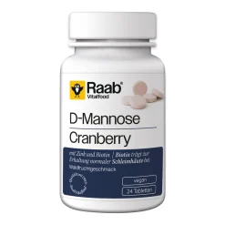 D-Mannose-Cranberry Lutschtabletten, Geschmack Waldfrucht, 24 Stück, 52,8 g
