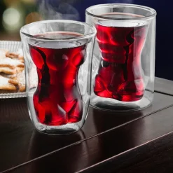 Doppelwandiges Glas, 160 ml Sixpack