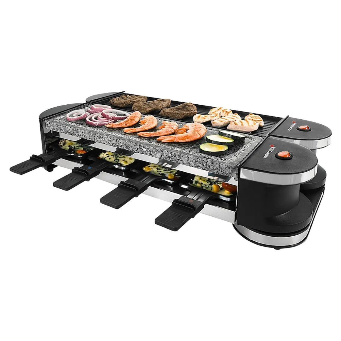 Drehbarer Raclette-Grill