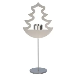 Edelstahl-Teelichthalter "Stern" Tanne