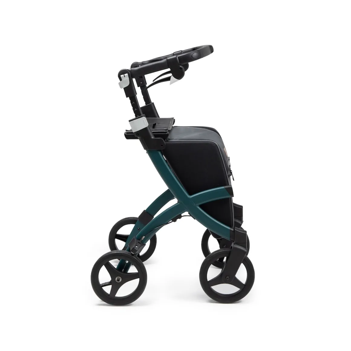 Einkaufsrollator Rollz Flex mit Sitz und Tasche, faltbar Jungle Green