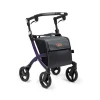 Einkaufsrollator Rollz Flex mit Sitz und Tasche, faltbar Dark Purple