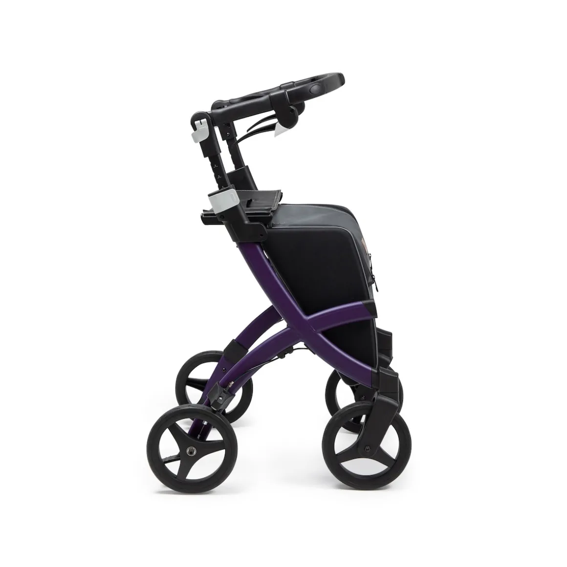 Einkaufsrollator Rollz Flex mit Sitz und Tasche, faltbar Dark Purple