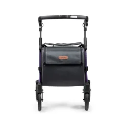 Einkaufsrollator Rollz Flex mit Sitz und Tasche, faltbar Dark Purple