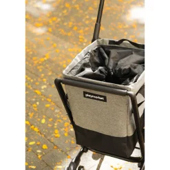 Einkaufstrolley EASY GO Fresh grau-schwarz