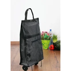 Einkaufstrolley mit Punkten Muster