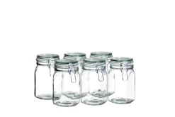 Einmachglas mit Deckel, 1,05 l GOTHIKA 6 x Einmachglas